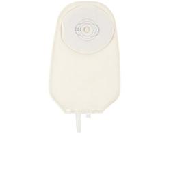 SACCA UROSTOMIA STANRD TRASPARENTE CON BARRIERA PROTETTIVA IN STOMAHESIVE VALVOLA ANTIREFLUSSO E RIVESTIMENTO IN TESSUTO ESTEEM URO 13/45MM 10 PEZZI