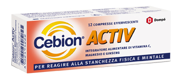 CEBION ACTIVE 12 COMPRESSE EFFERVESCENTI