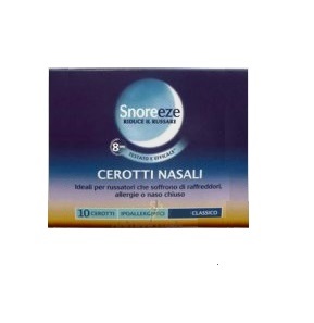 CEROTTO NASALE SNOREEZE GRANDE 10 PEZZI