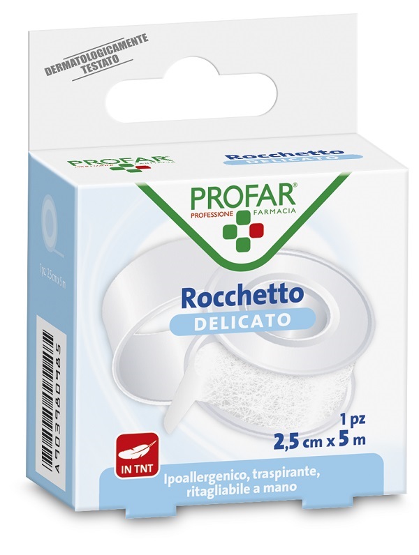 CEROTTO ROCCHETTO TESSUTO NON TESSUTO DELICATO CM 2,5X5 M PROFAR