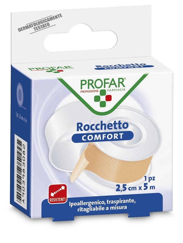 CEROTTO ROCCHETTO IN TELA COMFORT CM 2,5X5 M PROFAR