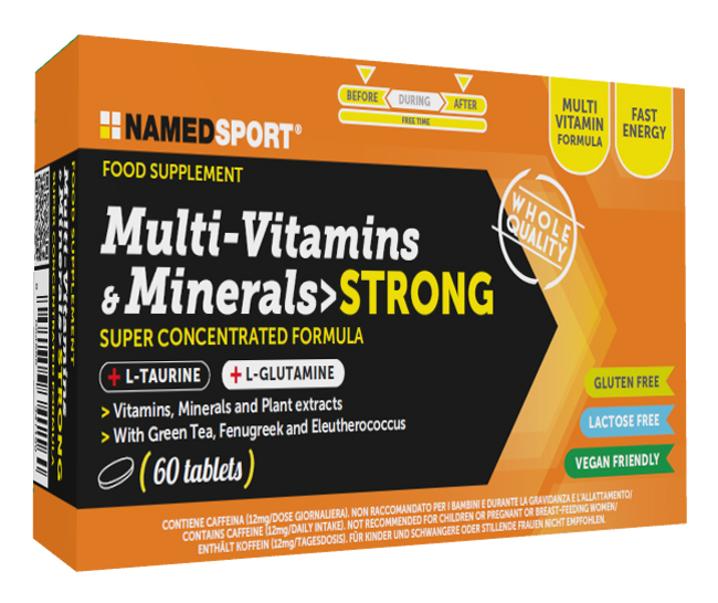 MULTI-VITAMINS&MINERALS STRONG 60 COMPRESSE