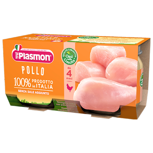 PLASMON OMOGENEIZZATO POLLO CON GIFT 4 X 80 G
