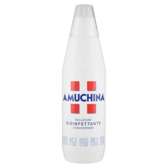 AMUCHINA LIQUIDA 100% DISINFETTANTE IGIENIZZANTE A BASE DI IPOCLORITO DI SODIO ANTIMICROBICO AD AMPIO SPETTRO D'AZIONE 1000 ML