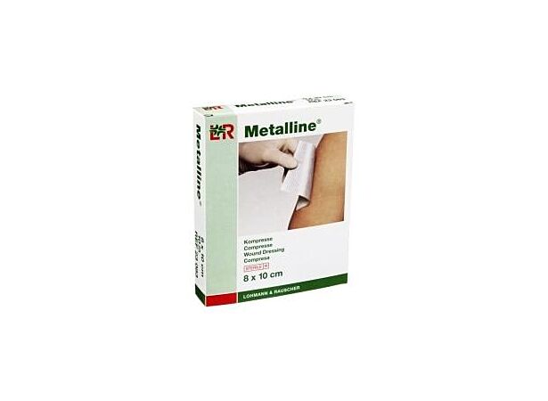 MEDICAZIONE METALLINE GARZA IN TNT ALLUMINIZZATO 8X10CM 10 PEZZI