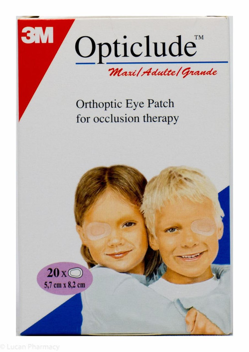 CEROTTO OCULARE OPTICLUDE ADULTI MAXI 5,7X8 CM 20 PEZZI