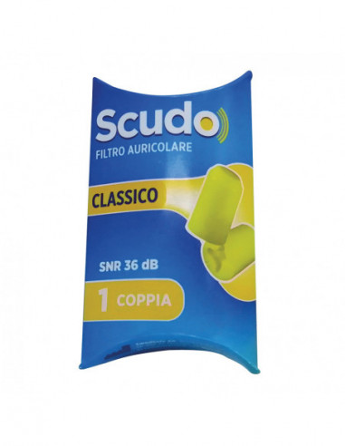 SCUDO FILTRO AURICOLARE CLASSICO SNR 36 DB 7-12MM 1 PAIO