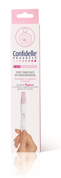 TEST PRECOCE DI GRAVIDANZA CONFIDELLE PROGRESS 1 PEZZO