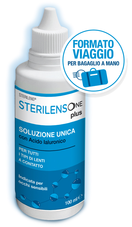 SOLUZIONE UNICA STERILENS ONE PLUS CON ACIDO IALURONICO 100 ML