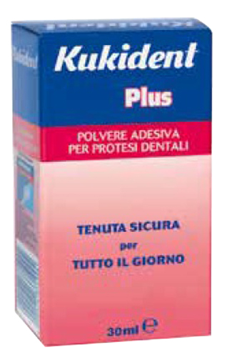 KUKIDENT PLUS POLVERE ADESIVA PER PROTESI DENTARIE 30 G