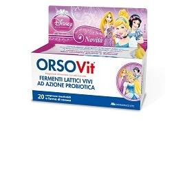 ORSOVIT FERMENTI LATTICI DISNEY PRINCESS 20 COMPRESSE