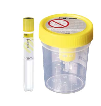 CONTENITORE URINA + PROVETTA MEDIPRESTERIL