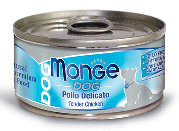 MONGE NATURAL QUALITY UMIDO CANE MONGE DOG POLLO DELICATO 95 G