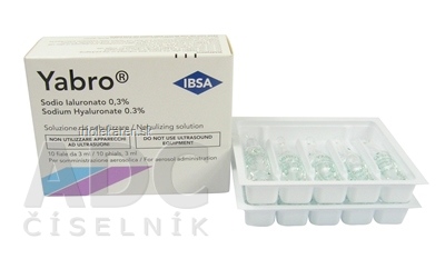 YABRO 10 FIALE 3ML ACIDO IALURONICO 0,3% SOLUZIONE PER NEBULIZZATORE