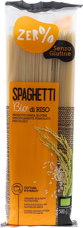 ZERO% GLUTINE PASTA RISO SPAGHETTI SENZA GLUTINE BIO 500 G