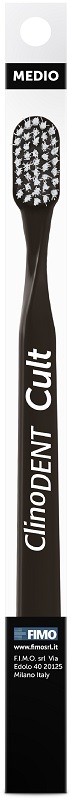 CLINODENT CULT MARRONE SPAZZOLINO DA DENTI MEDIO