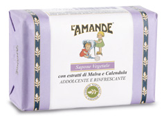 L'AMANDE MARSEILLE SAPONE VEGETALE MALVA/CALENDULA 200 G