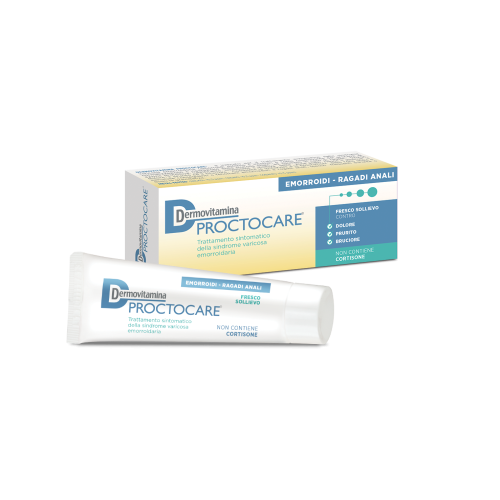 DERMOVITAMINA PROCTOCARE CREMA EMORROIDI RAGADI ANALI 30 ML CON CANNULA