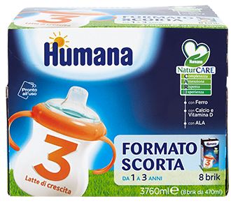 HUMANA 3 JUNIOR DRINK 470 ML 12 PEZZI