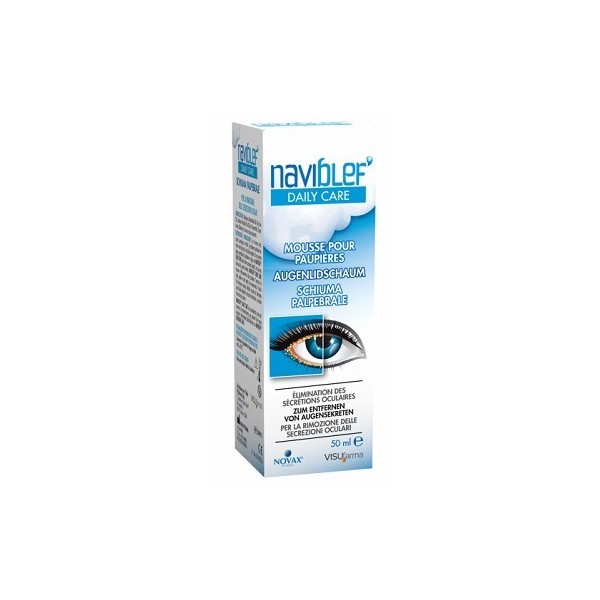 NAVIBLEF DAILY CARE SCHIUMA PER RIMOZIONE SECREZIONI OCULARI DA PALPEBRE E CIGLIA 50 ML