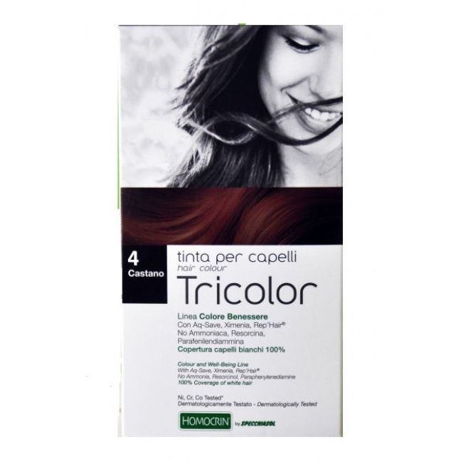 TRICOLOR TINTA PER CAPELLI 4 CASTANO