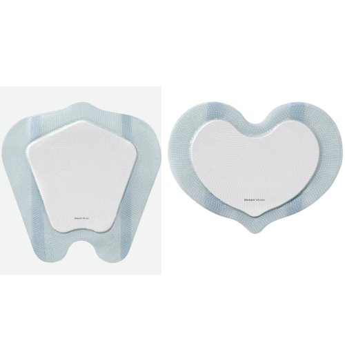 MEDICAZIONE BIATAIN IN SCHIUMA DI POLIURETANO CON BORDO ADESIVO IN SILICONE PER SACRO 25X25 CM 5 PEZZI