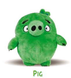 ANGRY BIRDS PIG PELUCHE RISCALDABILE