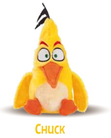 ANGRY BIRDS CHUCK PELUCHE RISCALDABILE