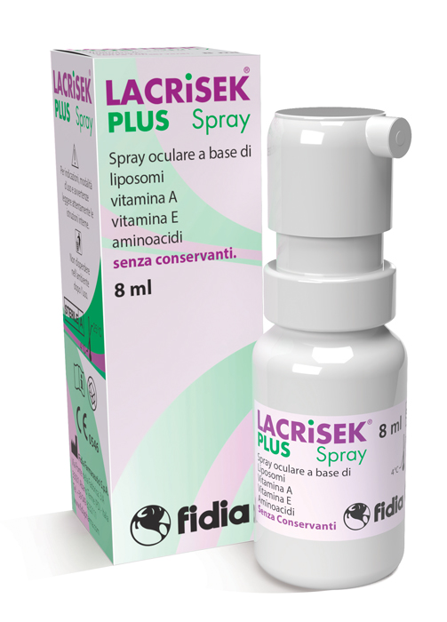 LACRISEK PLUS SPRAY SENZA CONSERVANTI SOLUZIONE OFTALMICA 8 ML