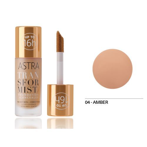 ASTRA TRANSFORMIST FOUNDATION + CONCEALER N04 18 ML