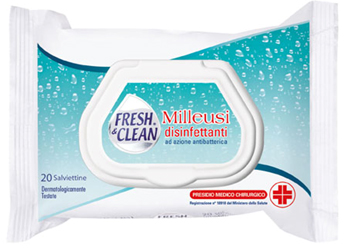 FRESH&CLEAN SALVIETTINE DISINFETTANTI 20 PEZZI