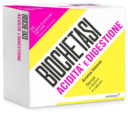 BIOCHETASI ACIDITA' E DIGESTIONE 20 BUSTE GRANULATO AROMA LIMONE