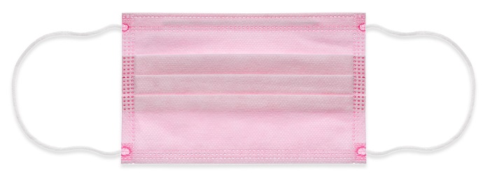 MYMASK PRO TIPO II KIDS MASCHERINA CHIRURGICA A 3 STRATI 10 PEZZI ROSA