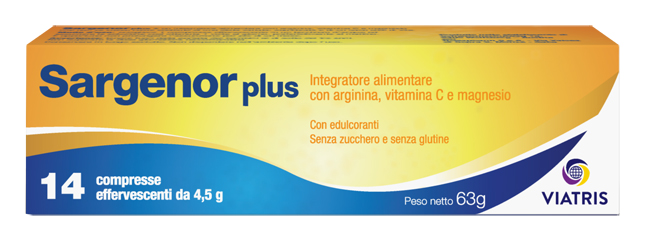 SARGENOR PLUS 14 COMPRESSE EFFERVESCENTI