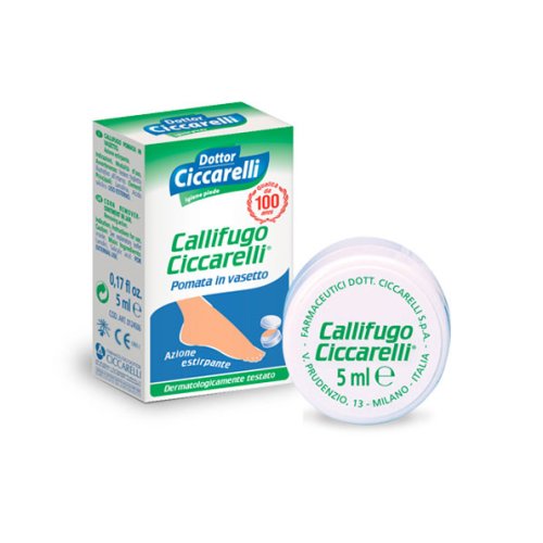 CALLIFUGO IN POMATA PER ESTIRPARE CALLI IGIENEPIEDE CONFEZIONE IN VASO DA 5ML