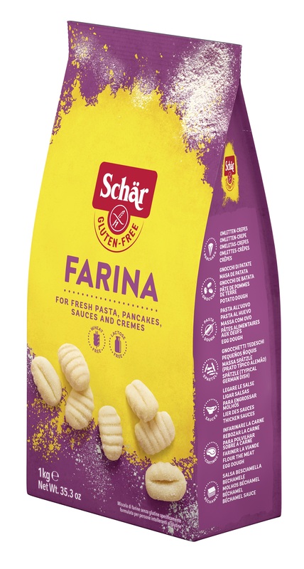 SCHAR FARINA PER PASTA FRESCA PANCAKES SALSE E CREME 1 KG
