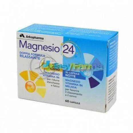 ARKOMAG MAGNESIO 24 GIORNO&NOTTE 60 CAPSULE