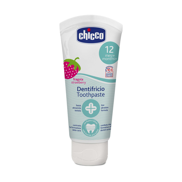 CHICCO DENTIFRICIO FRAGOLA 50 ML 12M+ CON FLUORO