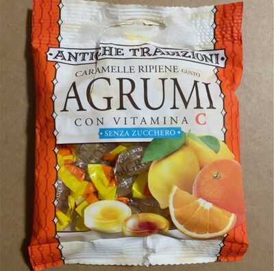 ANTICHE TRADIZIONI CARAMELLE RIPIENE CON VITAMINA C GUSTO AGRUMI 60 G