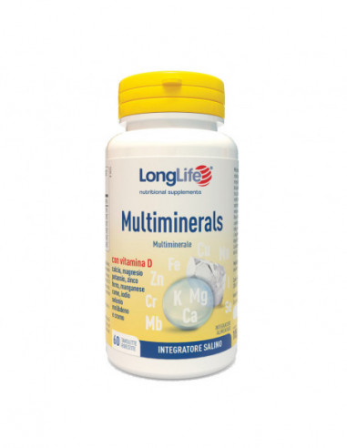 LONGLIFE MULTIMINERALS 60 TAVOLETTE