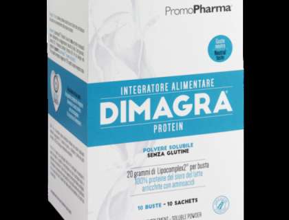 DIMAGRA PROTEIN POLVERE SOLUBILE GUSTO VANIGLIA 10 BUSTINE