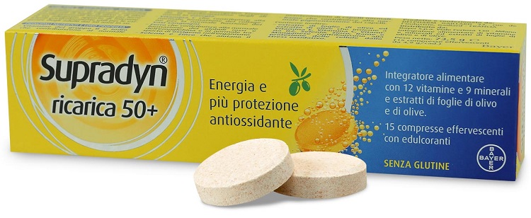 SUPRADYN RICARICA 50+ 15 COMPRESSE EFFERVESCENTI