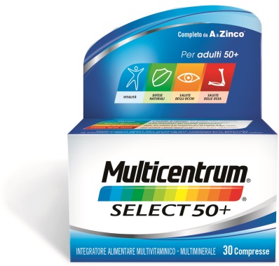 MULTICENTRUM SELECT 50+ 30 COMPRESSE