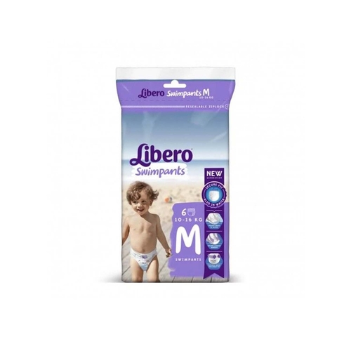 PANNOLINI MARE/PISCINA LIBERO SWIM PANTS PER BAMBINO 7/16 KG 6 PEZZI