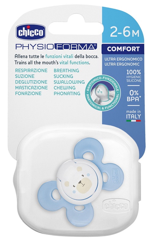 CHICCO SUCCHIETTO COMFORT BOY IN SILICONE 0-6 MESI 1 PEZZO