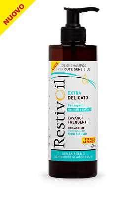RESTIVOIL EXTRA DELICATO OLIO SHAMPOO PER CUTE SENSIBILE 400 ML