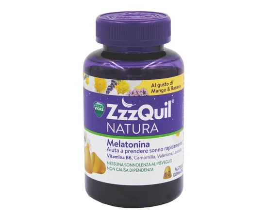 ZZZQUIL NATURA MANGO & BANANA 60 PASTIGLIE GOMMOSE