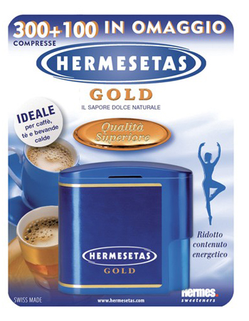 [901466488] HERMESETAS GOLD 300+100 COMPRESSE 20 G