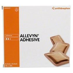 [901603833] MEDICAZIONE IDROCELLULARE ADESIVA STERILE ALLEVYN ADHESIVE ALTAMENTE ASSORBENTE IN SCHIUMA DI POLIURETANO A STRUTTURA TRISTRATIFICATA 12,5X12,5CM 3 PEZZI