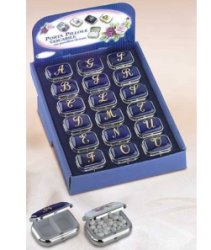 [902642608] PORTAPILLOLE ASSORT LETT ALFAB